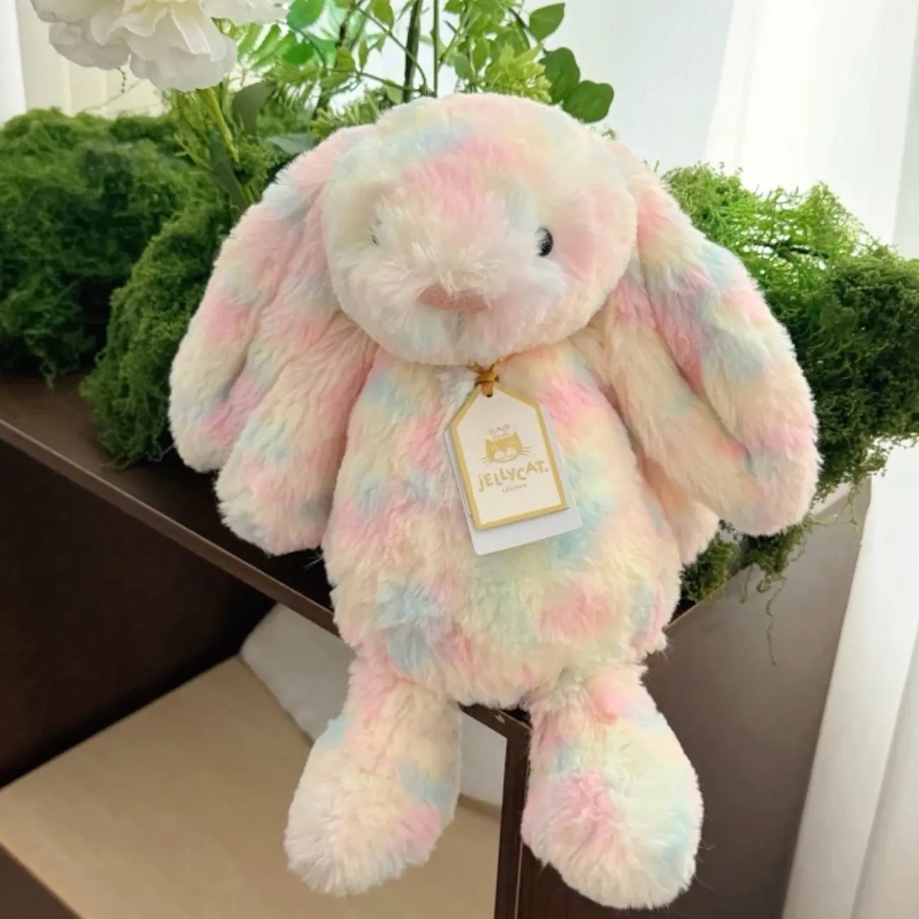 Jellycat Luxe Bunny Lazulia Stuffed Animal – Ultra Soft Teddy Bunny Cute in Cozy Hooded Onesie, Cute Collectible Gift for Kids & Adults