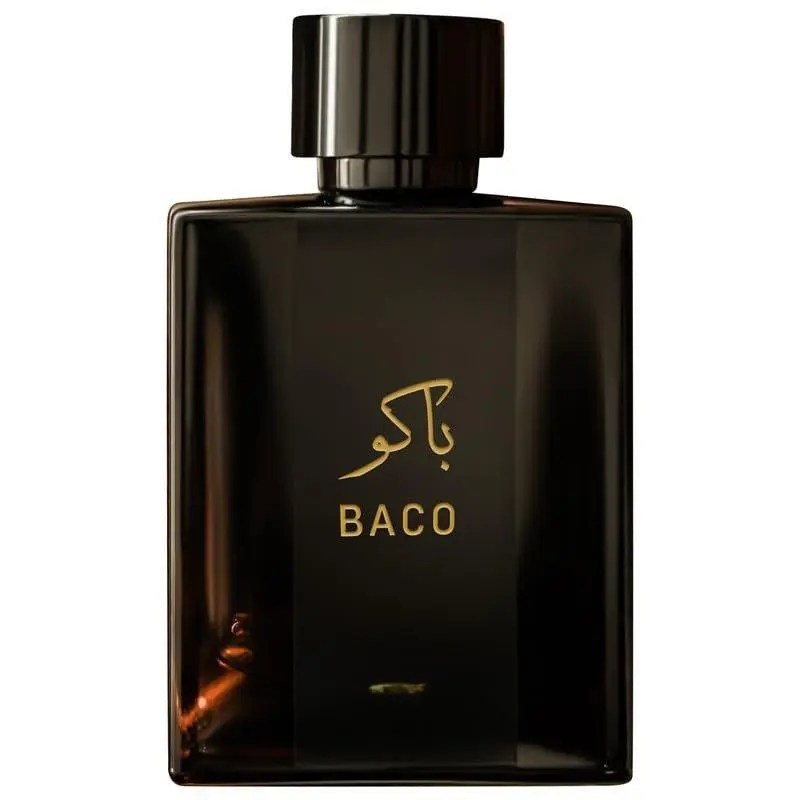 Rayan Perfumes Baco & Leather Perfume for Men - Arabian Eau De Parfum 100mL Bold with Vetiver Patchouli Saffron & Spices Gift for Him