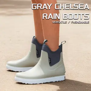 Men's Rain Boots, Fashionable and of High Quality, Suitable for Fishing, Farm Work, Hiking, Mountaineering Boots, Gardening Shoes, and Outdoor Enthusiasts for All Four Seasons.
