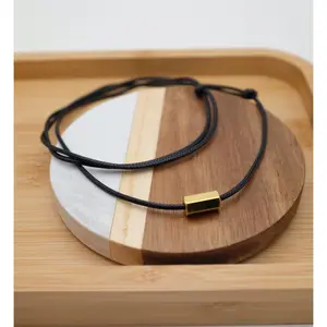 Hexagon Cord Necklace Hexagon Cord Necklace