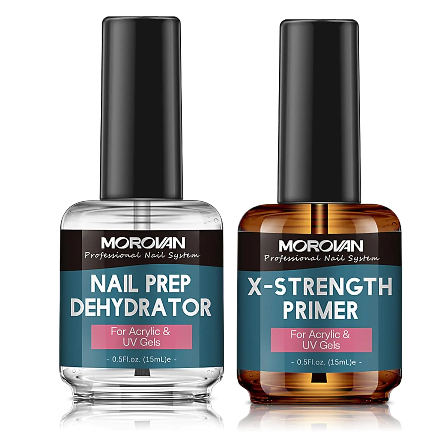 X-Strength Nail Prep Dehydrator and Primer - 0.5oz No Burn Non-Acid Formula, Fast Dry, Double Protection, Long-Lasting, No Lifting, Compatible With All Acrylic Systems, Ideal for Manicure/Nail Art, Great Gift for Gaming Enthusiasts, Acid-Free, Strong Hold