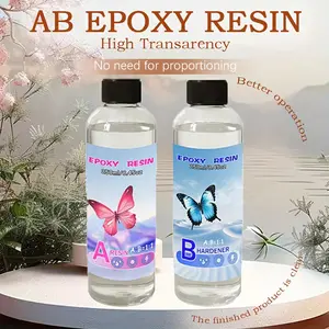 Epoxy Resin for DIY Art, High Transparency and Self-Release Characteristics, Ideal for Jewelry Making and Transparent Surface Treatment