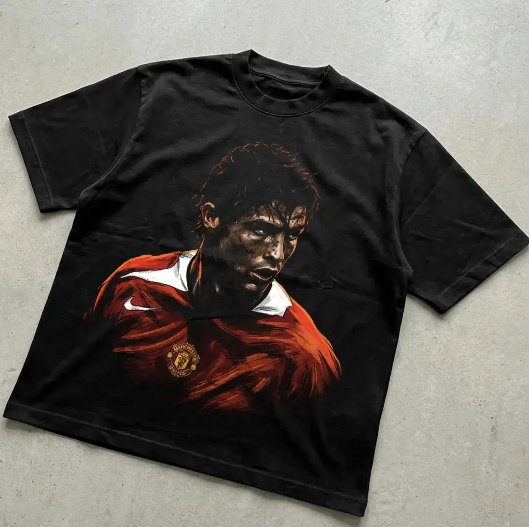 Ronaldo Red Devil T-Shirt, CR7 Vintage Graphic Tees, Unisex Soccer Shirt, Sport Merch, Football-Soccer Design, Gift For Fan, Cotton comfort Menswear Womenswear Streetwear
