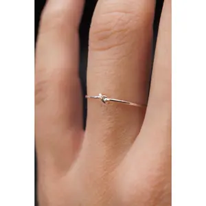 Closed Knot Ring, Sterling Silver