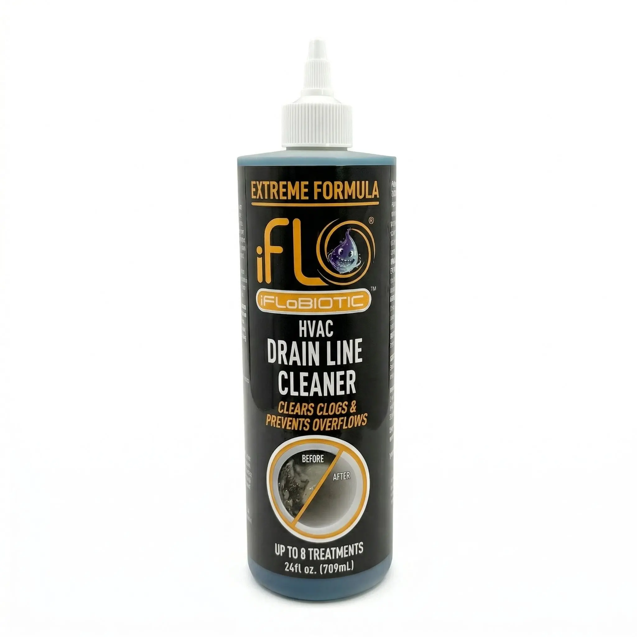 iFLO® Extreme A/C Drain Line Cleaner 24oz iFLO® Extreme A/C Drain Line Cleaner 24oz