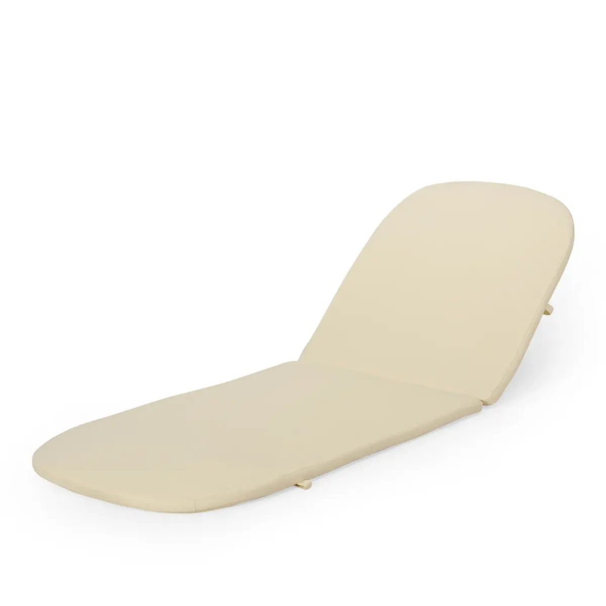 Beige Polyester Chaise Lounger Cushion (79x28x1 in) - Soft 1" Padding, Water-Resistant Handcrafted Fabric, Stain-Resistant Patio Seat Pad, No-Assembly Replacement for Backyard Furniture, Fits Chaise Lounge, Cushions for Outdoor Chairs, Single Box Product