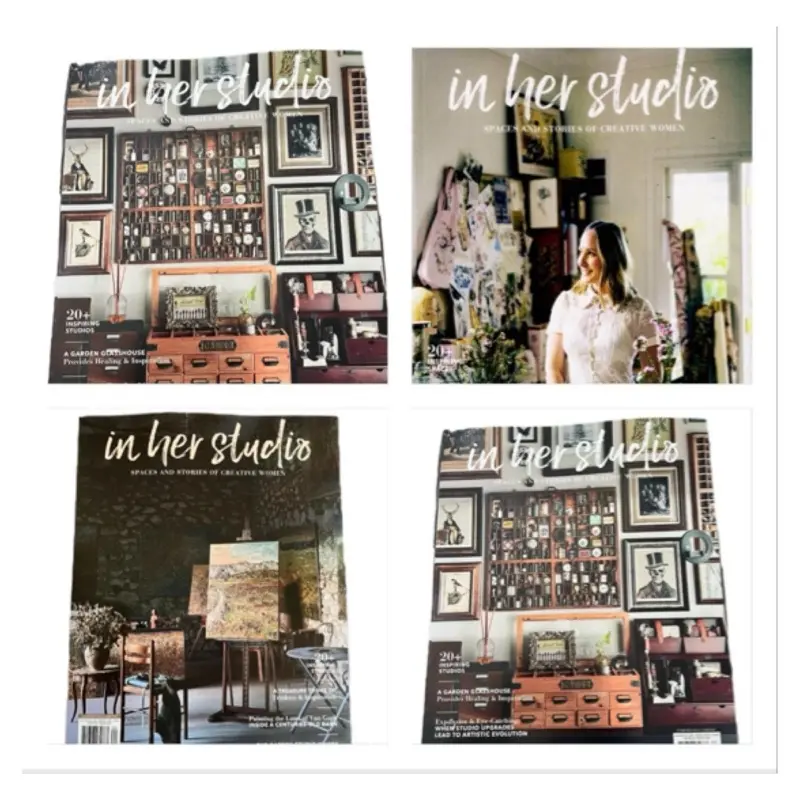 Stampington & Co In Her Studio Lifestyle Magazine, Brand New February-March-April 2026 Release, 160 Pages