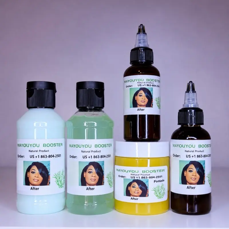 Set hair pomade oil and conditioner shampoo scalp care