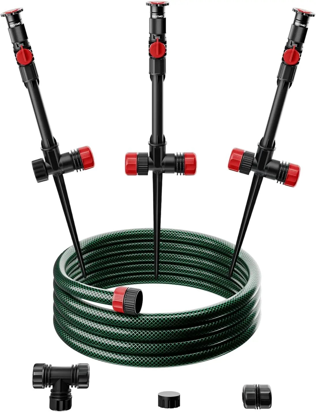 Red Flexible Sprinkler System