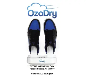 OzoDry: Sterilizer & Dryer | Eliminates Funk & Dries All Gear | Cleats Gloves Helmets Boots All Gear | Eliminates Odor & Forced Heated Drying/Warming | Auto Start/Stop | Black…