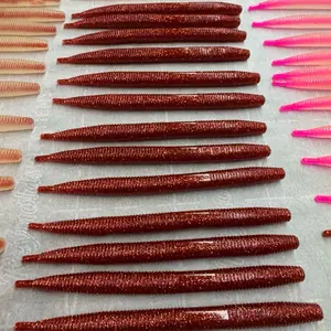 Lucki Baits 5” Senko red 10 pack