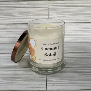 Candle Cloud-Coconut Soleil Aroma Scent Jar Cozy Candles