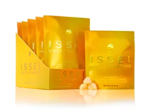 Issei Mochi Gummies Six-Pack – Mango | Soft & Chewy | Award Winning | Gelatin-Free, Non-GMO, Gluten-Free, Plant-Based, Dye-Free | Delicious Snack | 2 Oz (6 Pack, Mango) | Tropical Candy