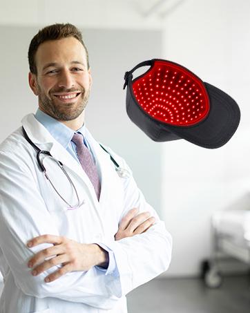 Red & Blue Light Hair Growth Cap — Unisex Scalp Care Device | Intelligent Red & Blue Light Therapy | 4 Adjustable Modes | Promotes Hair Regeneration & Prevents Hair Loss