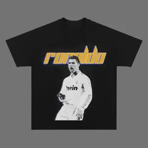 ⚽ 🔥   Calma Y2k T-Shirt, Ronaldo Vintage Tee, Unisex Soccer Shirt, Sport Graphic Tees, Menswear Womenswear Streetwear