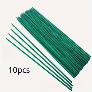 10pcs Sturdy Bamboo Plant Stakes for Robust Plant Support and Indoor Gardening - Wooden Garden Stickers for Labeling and Flower Support