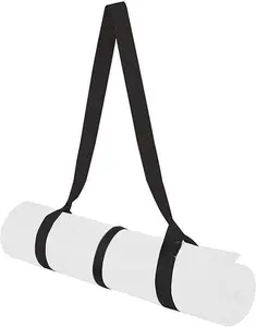 Yoga Mat Carrier Strap  Adjustable Thick Sling with Stretch Band | Heavy-Duty Shoulder Strap for Carrying Large Yoga Mats, Pilates & Fitness Gear