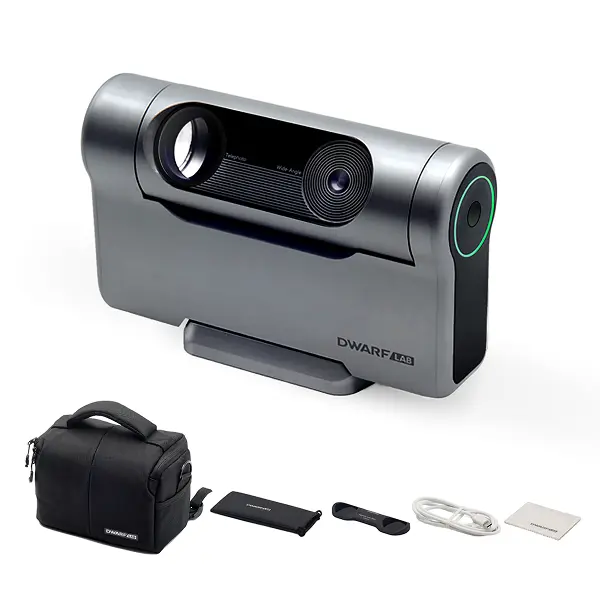 DWARFLAB DWARF 3 Smart Telescope - Portable Astrophotography Camera, Capture Astronomy/Wildlife/Panorama, AZ/EQ Mode, Built-in Processing, 4K Auto-Tracking, Ultra-Light 3lb, Ideal for All Ages