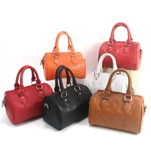 Luxury Women's Pillow-Shape PU Leather Boston Bag - Adjustable, Multi-Functional, Large-Capacity, Water-Resistant Purse for Business Commuting, Shopping, Athletic Use,summervibes