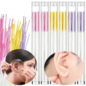 Ear Piercing Cleaning Wire Set, Ear Piercing Line, Removes Dirt & Odor, Prevents Clogged Ear Piercings, 120pcs/60pcs