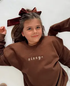 Sissy Embroidered | Cocoa Crewneck