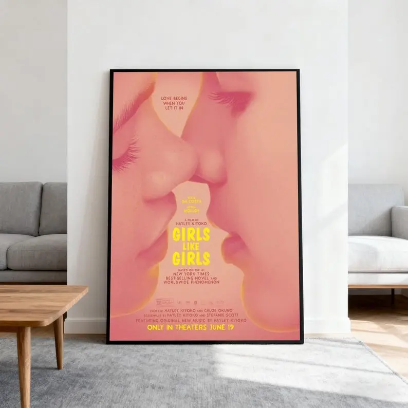 [Sale Up To 50%][No frame, Free Ship] Girls Like Girls Movie Poster  High-Definition Replica Printing   Movie Fan Gifts  Wall Decorations