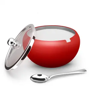 Large Stainless Steel Sugar Bowl, 16 oz