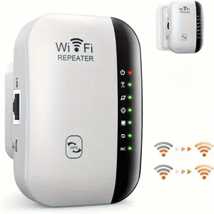 Home WiFi Extender Signal Enhancer: Wireless Internet Repeater Covers Up To 6500 Square Feet, Supporting More Than One Wireless Signal Enhancer
