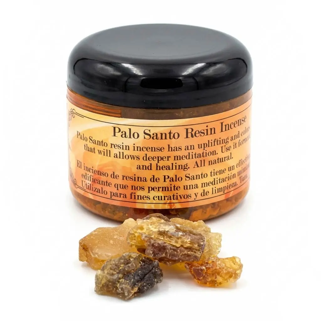 Palo Santo Resin Incense — 2oz Granular Jar for Deep Ceremonial Cleansing