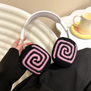 Knitted Headband Ear Warmer Cover for Apple AirPods Max, Comfortable Winter Accessory, Warm and Stylish Design, Perfect Fit for Cold Weather Use