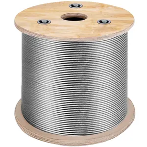VEVOR 316 Stainless Steel Cable Wire Rope 7x7 - High Strength and Durability