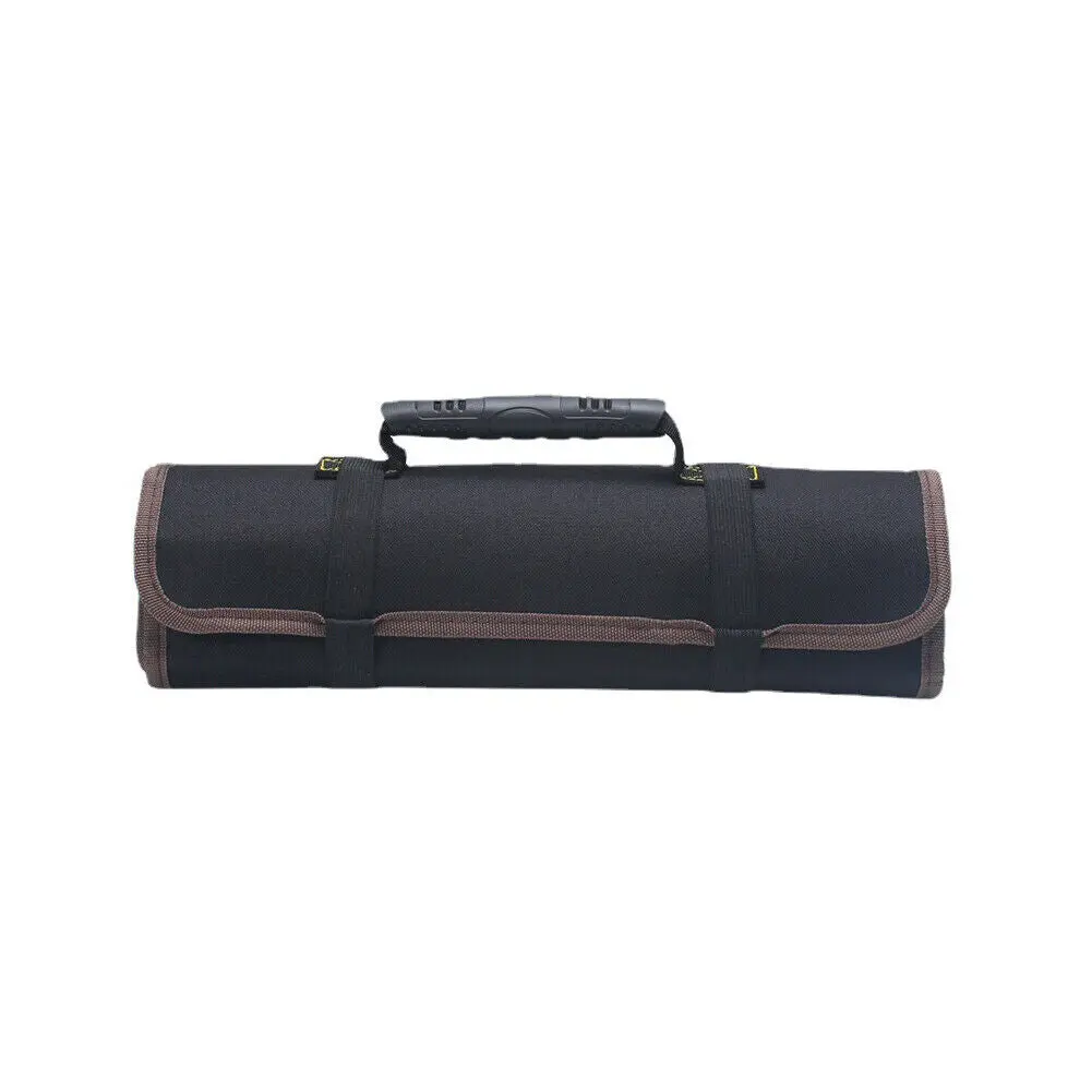 US Electrician Tool Pocket Bag Roll Up Storage Organizer Bags Canvas Chisel Kit