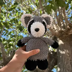 Raccoon Crochet Plush