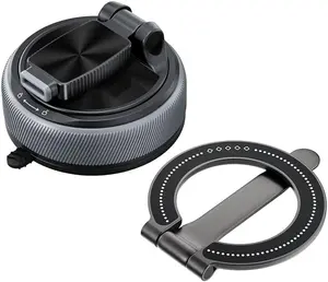 Universal 2-in-1 Detachable Phone Mount, Magnetic Suction Cup 360° Rotatable Stand, Plugable Portable Holder For Daily Life & Driving