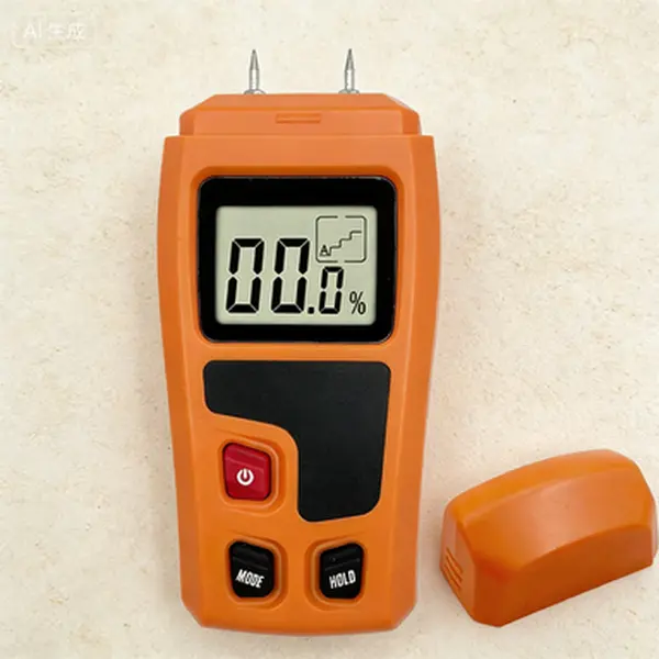 Professional Moisture Detector for Wood with Large LCD Display, Hygrometer Timber Damp Tester, Reusable Digital Humidity Meter for Accurate Measurement, Portable Dampness Analyzer with Easy-Read Screen