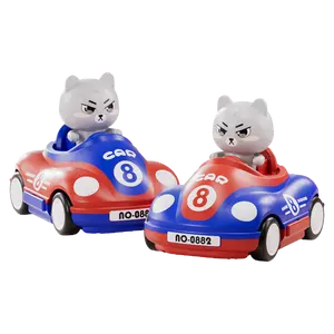 Head-to-Head Bumper Car Battles! Cute Cat RC Cars with Eject Action, Lights & Music - The Ultimate Family Fun Toy