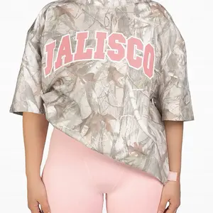Light Camo State Oversized Tee