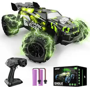 DEERC 1:20 Remote Control Car, All Terrain RC Monster Truck W/ 2 Batteries for 40 Min Play, 2.4GHz Outdoor Off Road Rock Crawler Toy Rc Stunt Car