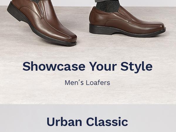 Bruno Marc Men's Classic Square Toe PU Leather Loafers