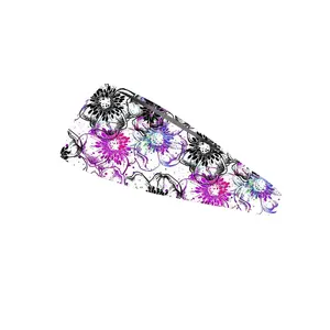 RAVEbandz The Pro - Wide Stretch Headband (Pretty Petals)