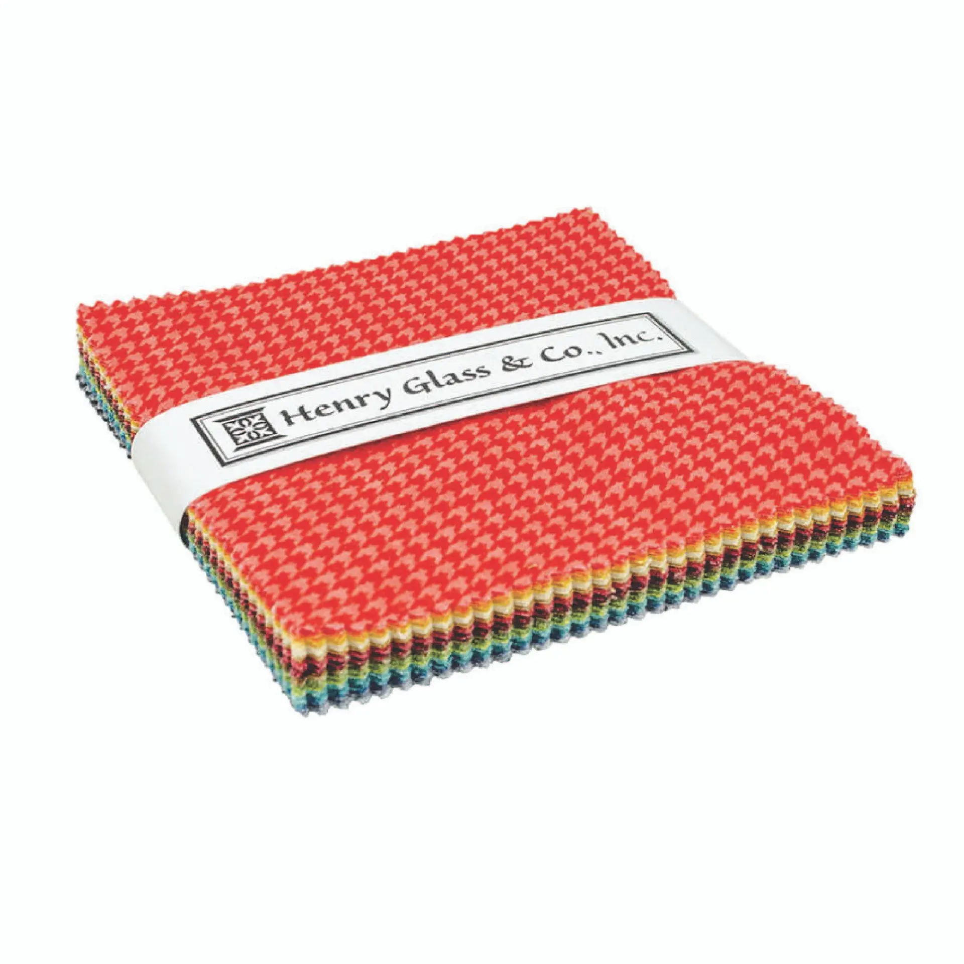 10 X 10 in LAYER CAKE HOUNDSTOOTH by Henry Glass Fabrics