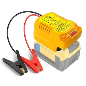 Car Emergency Start Battery Pack, Car Emergency Start Battery Pack with Clamps, Strong Start Emergency Power, Suitable for Dewalt 20V Lithium Battery Use