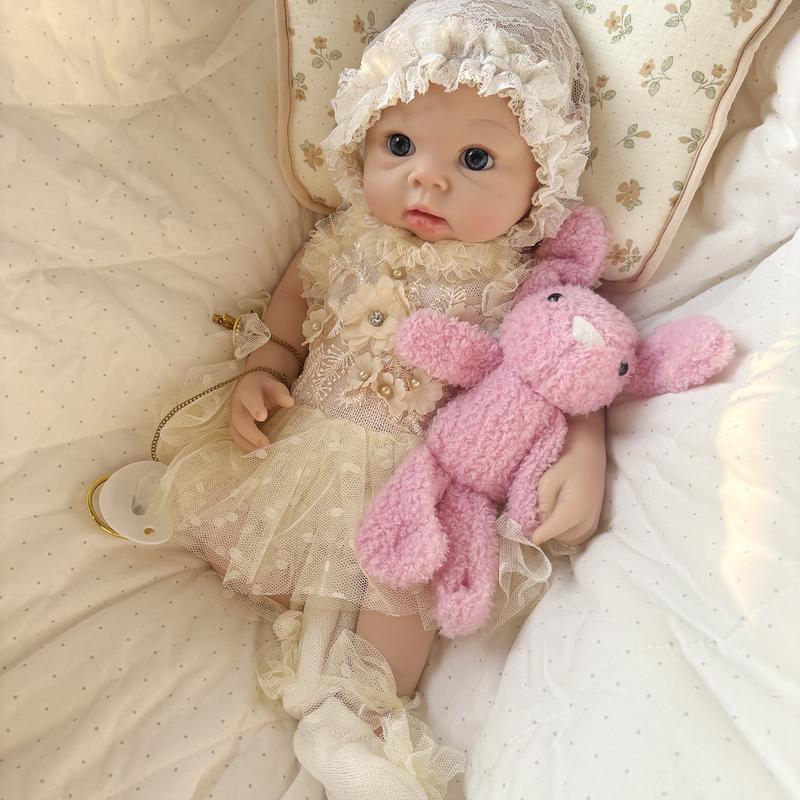 [Drink Wet System] Mayfair Baby Doll 20Inch / 7.6lb Full Body Silicone Reborn Baby Doll Girl & Boy Soft Body Baby Doll With Accessories