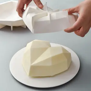 Silicone Love Heart Mold for Chocolate, Cake & Mousse Making, Durable Non-Stick Design for Romantic Baking, Perfect Valentine's Gift