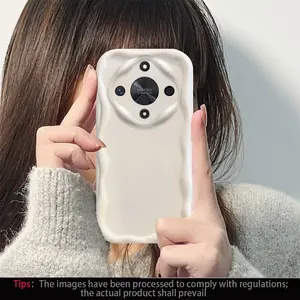 For Honor X9d 5G/Magic 8 Lite phone case, durable protective case, fashionable phone accessories, cream glossy solid color phone case, durable and lightweight design, TPU simple appearance. Protective and anti drop phone case, available in multiple colors