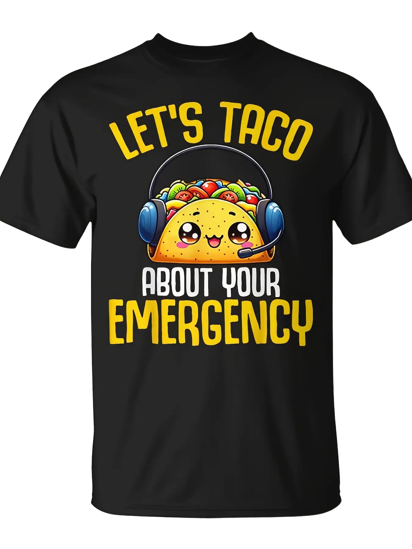 911 Dispatcher Tacos Lover TShirt Unisex Top Quali unisex soft cotton short sleeve t shirt, vintage graphic casual tee for men women teens, perfect birthday holiday gift for camping travel gym daily street casual wear