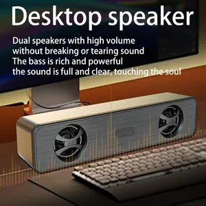 Lightweight Portable Speaker Dual Speakers USB Powered Plug and Play Suitable for movie, music, gaming and more