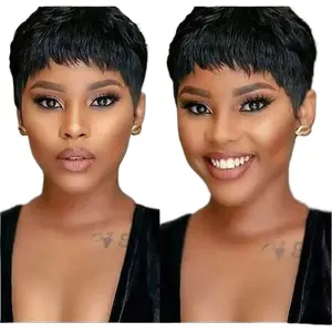 2026 New European American Short Curly African Synthetic Fiber Machine Made Wig