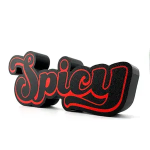 Spicy Bookshelf Sign, 3D Printed Library Bookshelf Desk Decor, Home Decor for Your Home