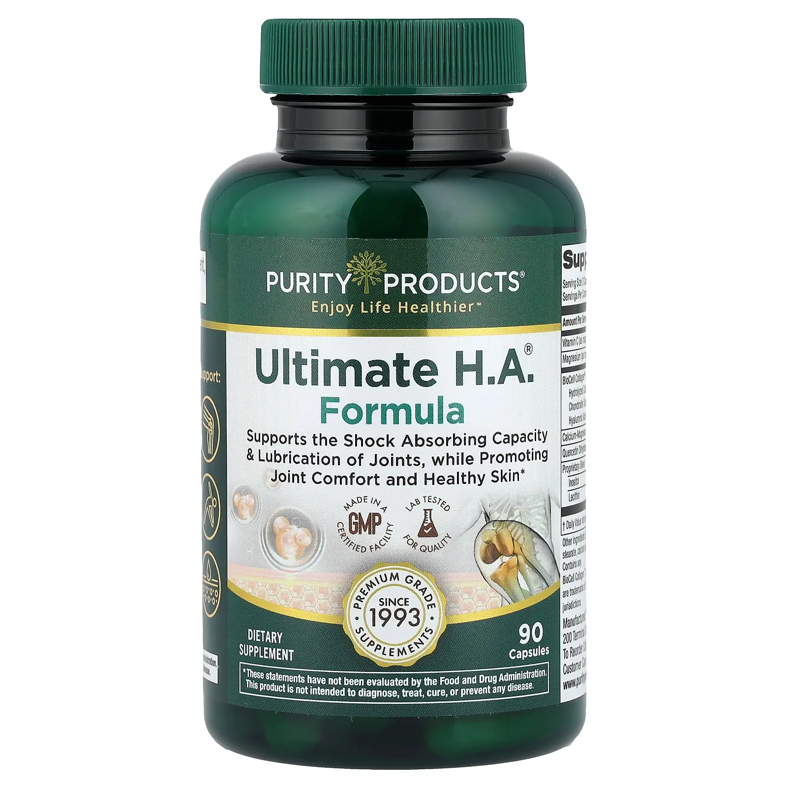 Purity Products Ultimate H.A.® Formula, 90 Capsules